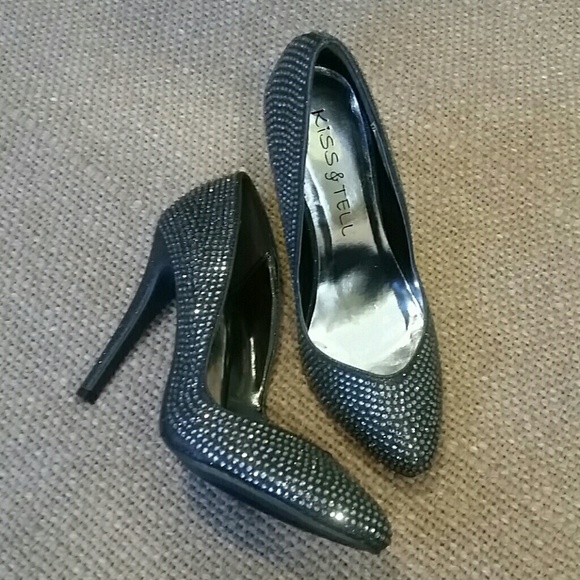 Beautiful  rhinestone heels - Picture 1 of 8